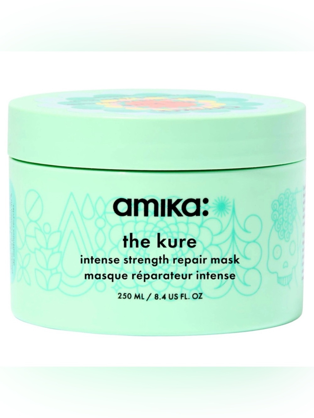 Nwt- amika The Kure Intense Strength Repair Mask - Mint Green